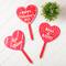 Glitzhome® 15" Wooden Heart-Shaped Valentine's Yard Stakes Set